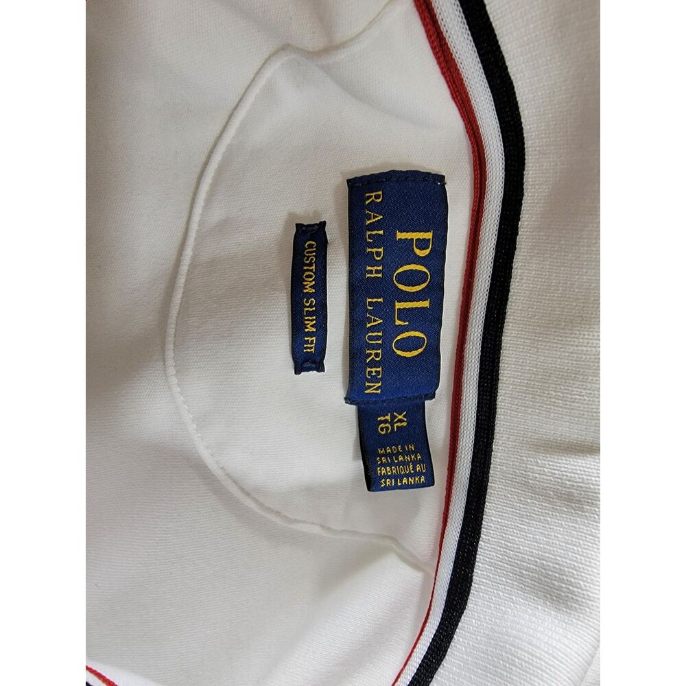 Ralph Lauren Custom Slim Fit Men's White Polo Shirt - XL - Picture 3 of 8